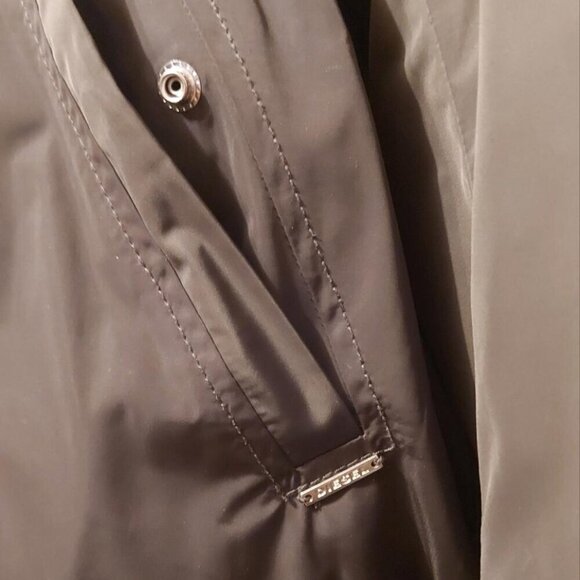 Diesel W-Bluefur Reversible Sherpa Bomber Jacket Cozy Y2K Streetwear 90s Grunge - Picture 11 of 16